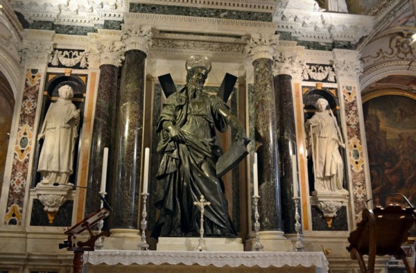 Саркофаг, мощи апостола Андрея Первозванного, Италия