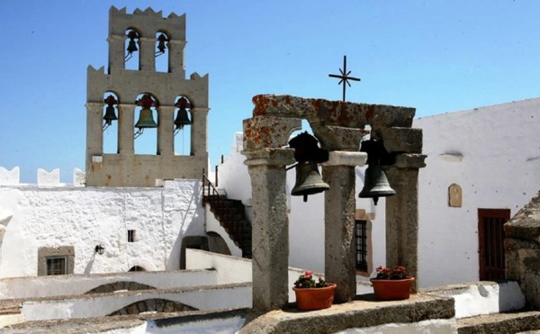 Колокольня Монастырь Иоанна Богослова Патмос